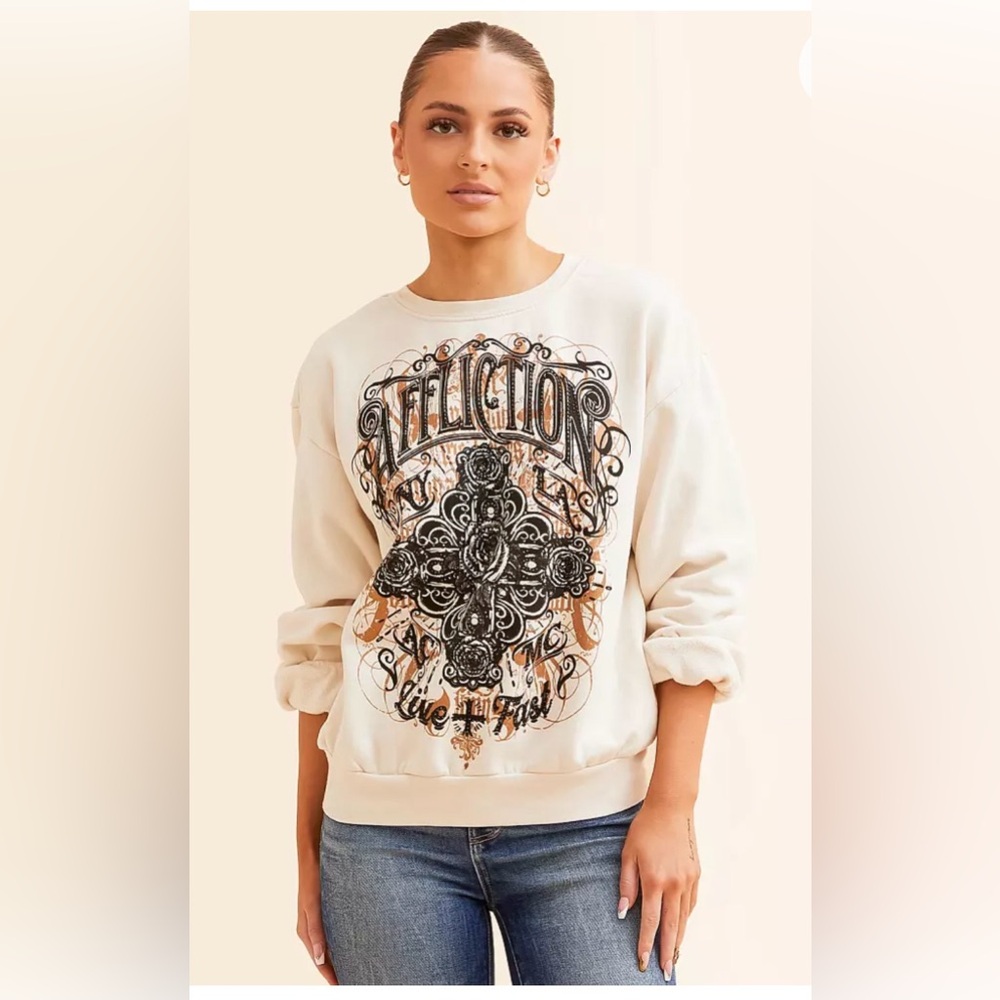 NWT Inkwell Ranch Pullover by Affliction
